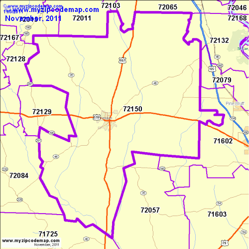 map of 72150