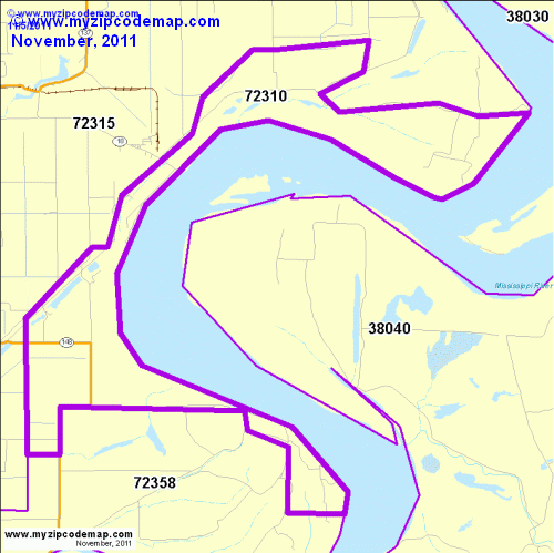 map of 72310