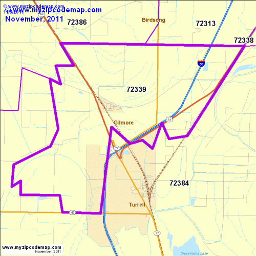 map of 72339