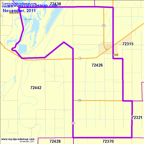 map of 72426