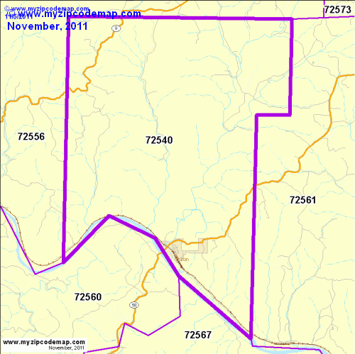 map of 72540