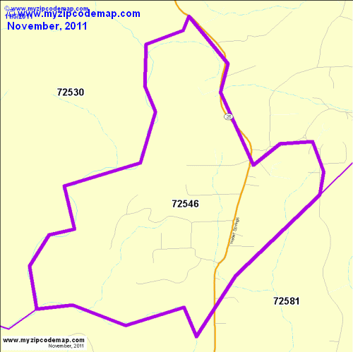 map of 72546