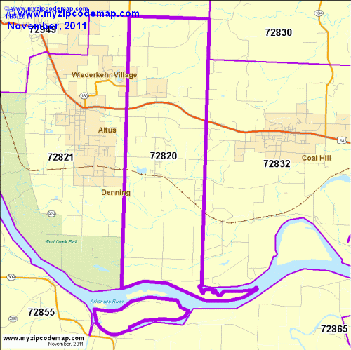 map of 72820