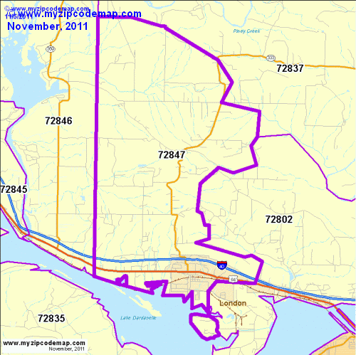 map of 72847