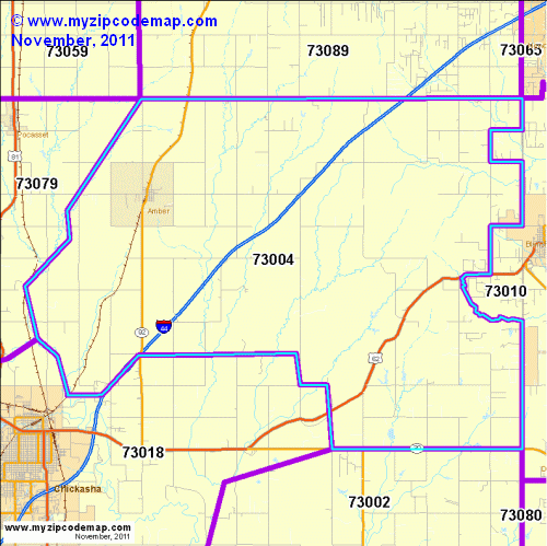 map of 73004