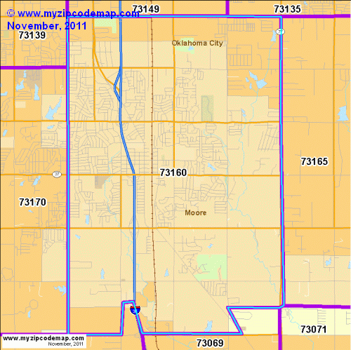 map of 73160