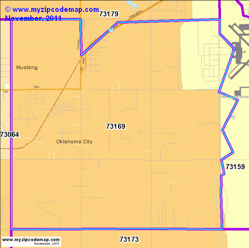 map of 73169
