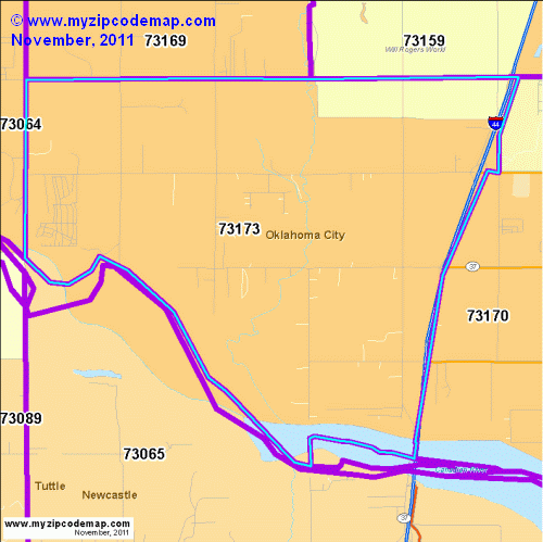 map of 73173