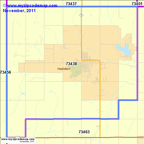 map of 73438