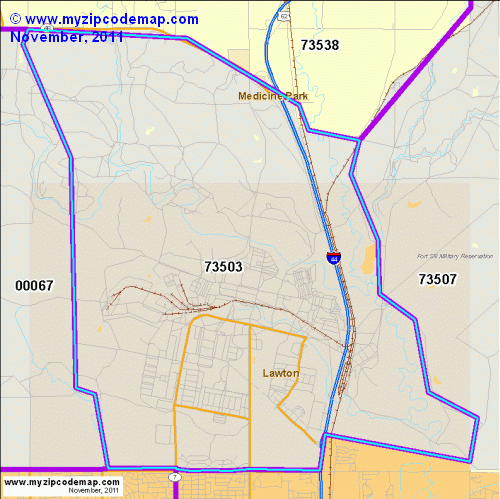 map of 73503