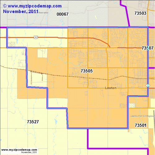 map of 73505