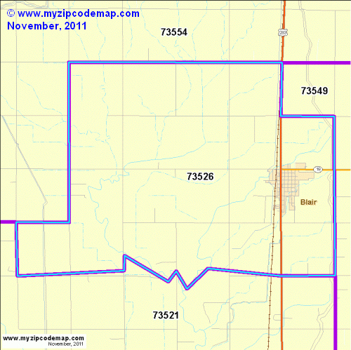 map of 73526