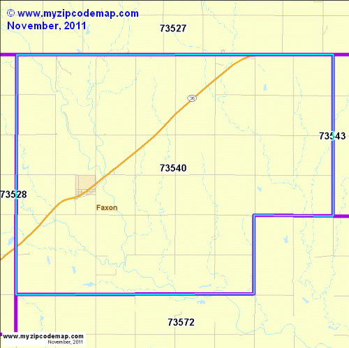 map of 73540