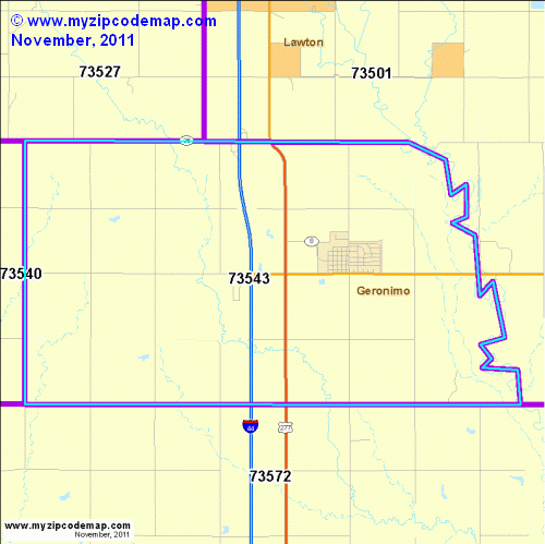 map of 73543