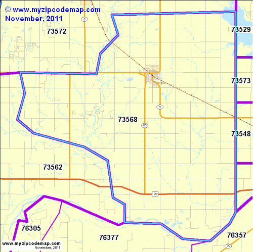 map of 73568