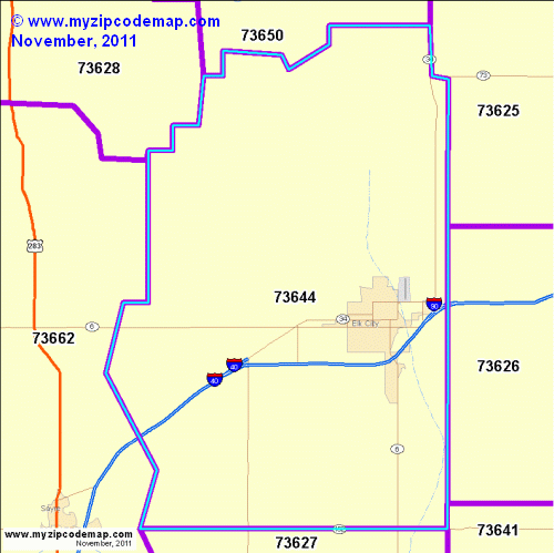 map of 73644