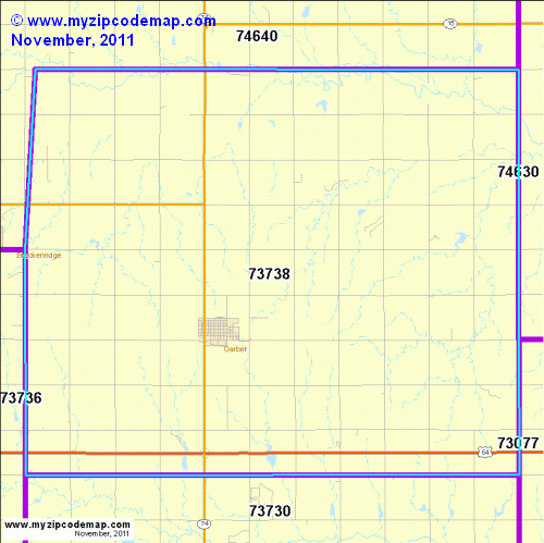map of 73738