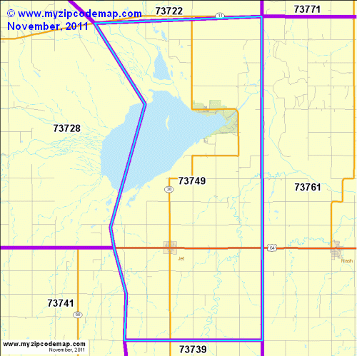 map of 73749