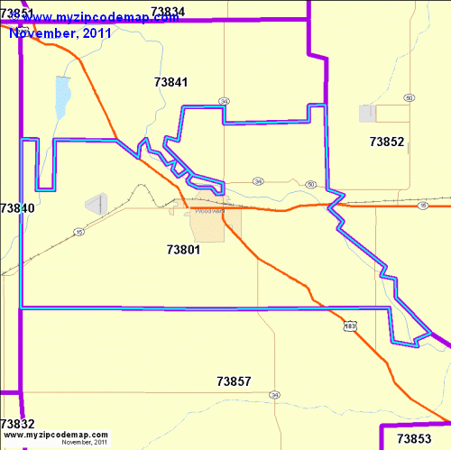 map of 73801