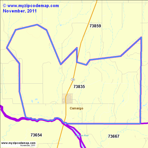 map of 73835
