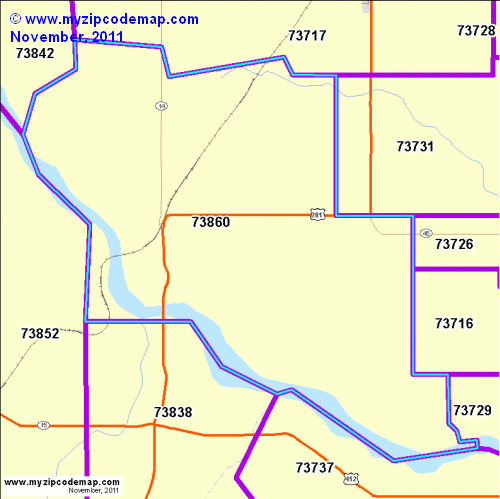 map of 73860