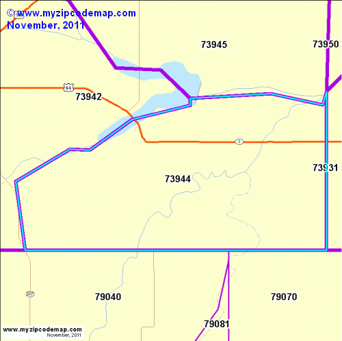 map of 73944