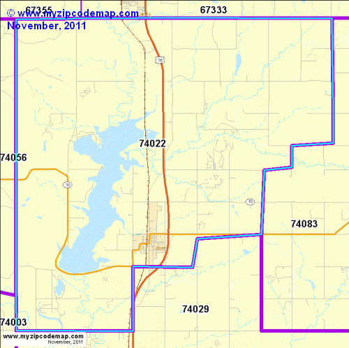 map of 74022