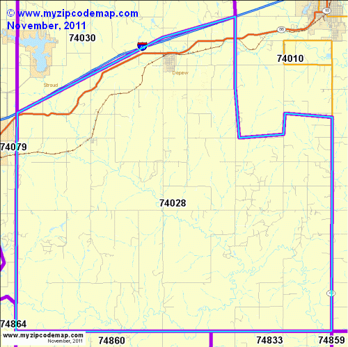 map of 74028