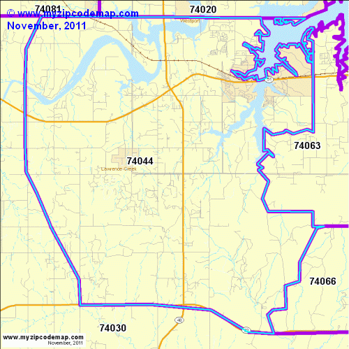map of 74044