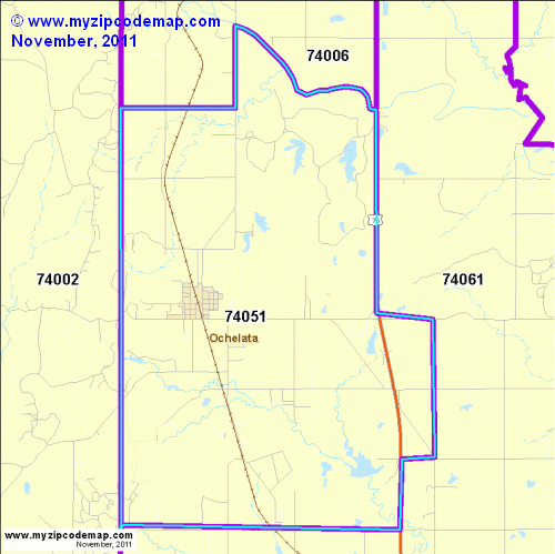 map of 74051