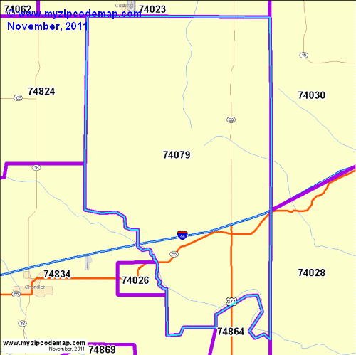 map of 74079