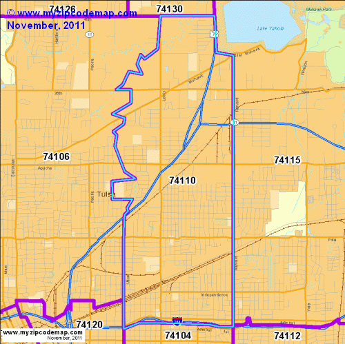 map of 74110