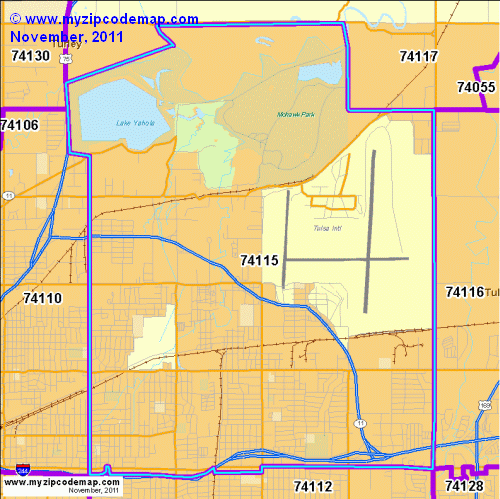 map of 74115
