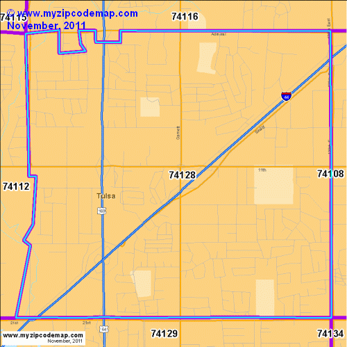 map of 74128