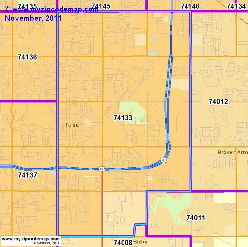 map of 74133
