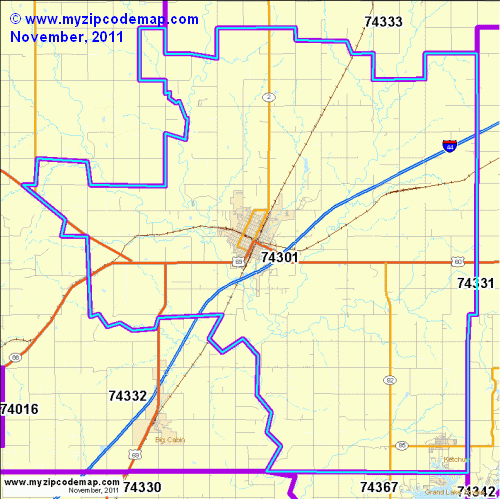 map of 74301