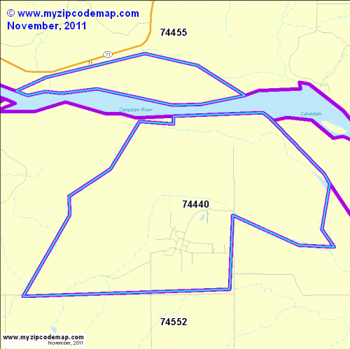 map of 74440