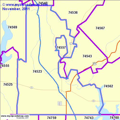 map of 74523