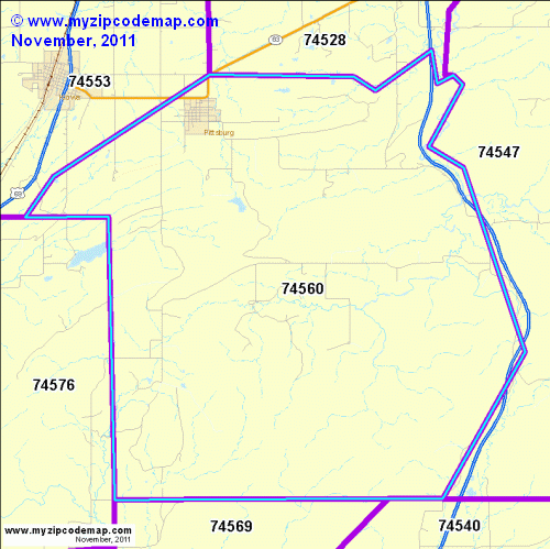 map of 74560