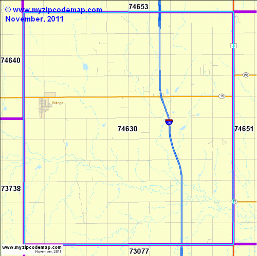 map of 74630