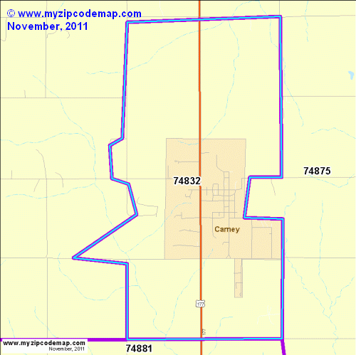 map of 74832