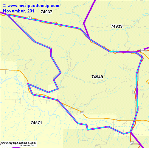 map of 74949