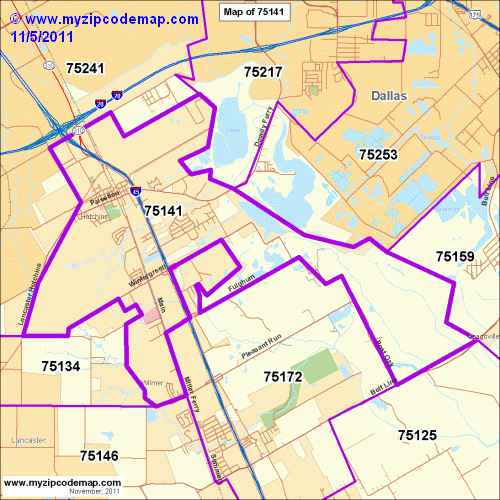 map of 75141