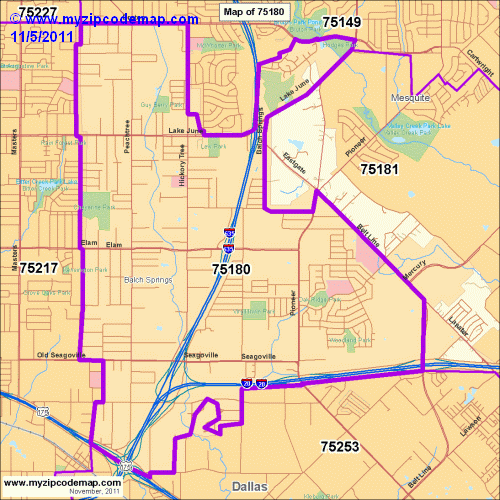 map of 75180
