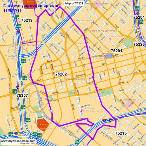 map of 75202