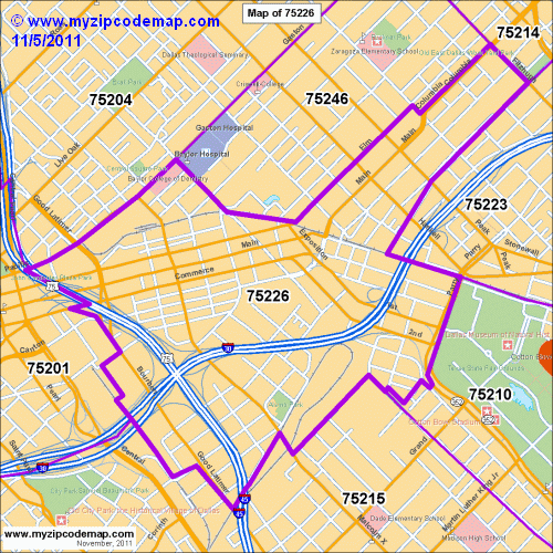 map of 75226
