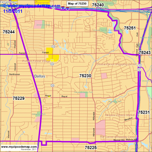 map of 75230