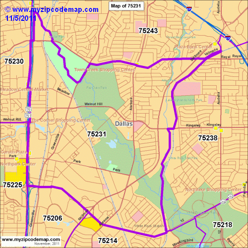 map of 75231