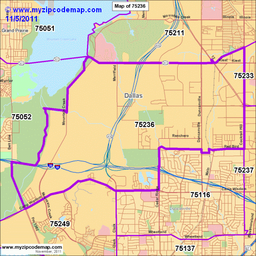 map of 75236
