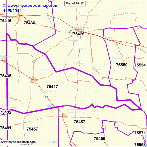 map of 75417